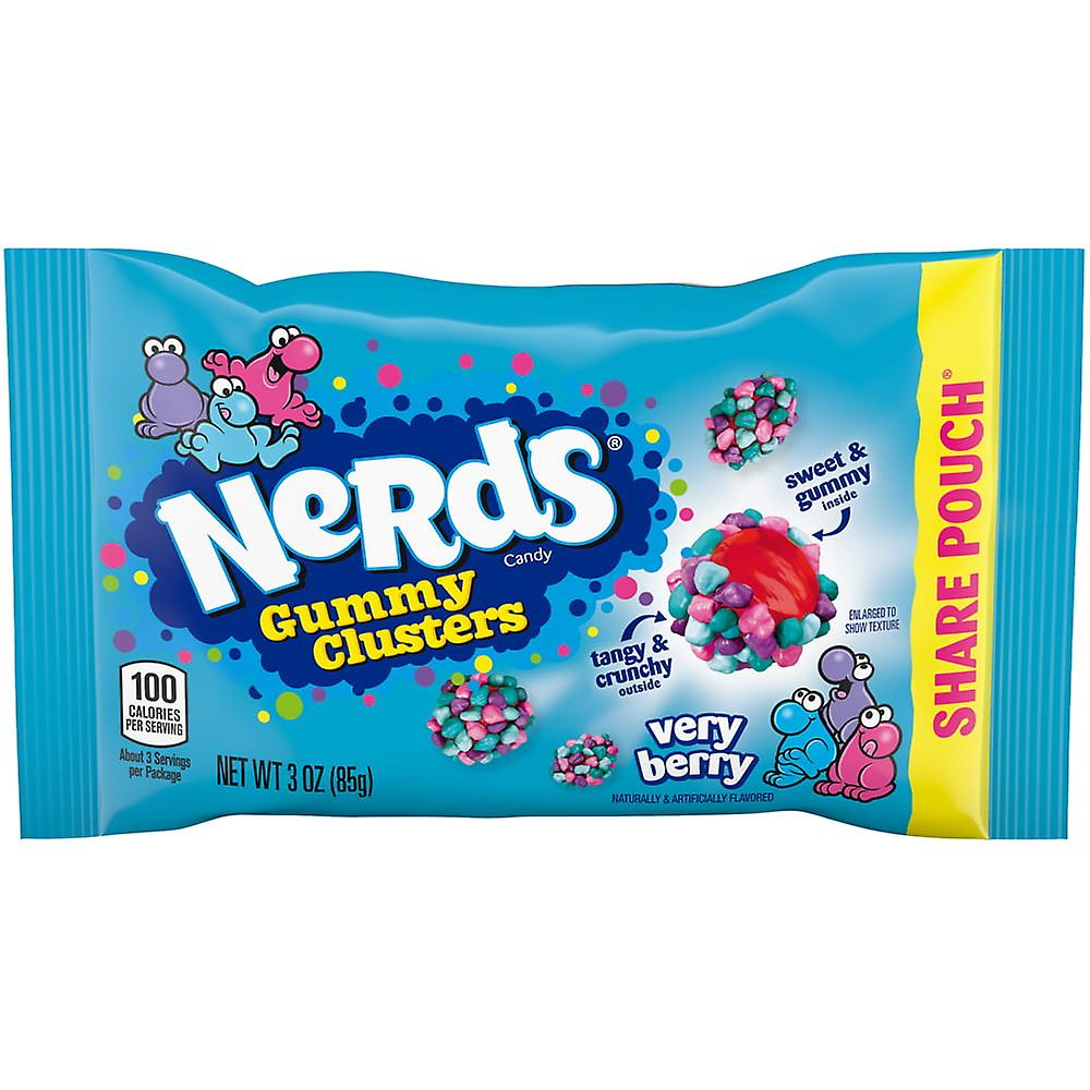 Nerds Gummy Clusters Berry Share Pouch 85g (12 Per Outer)
