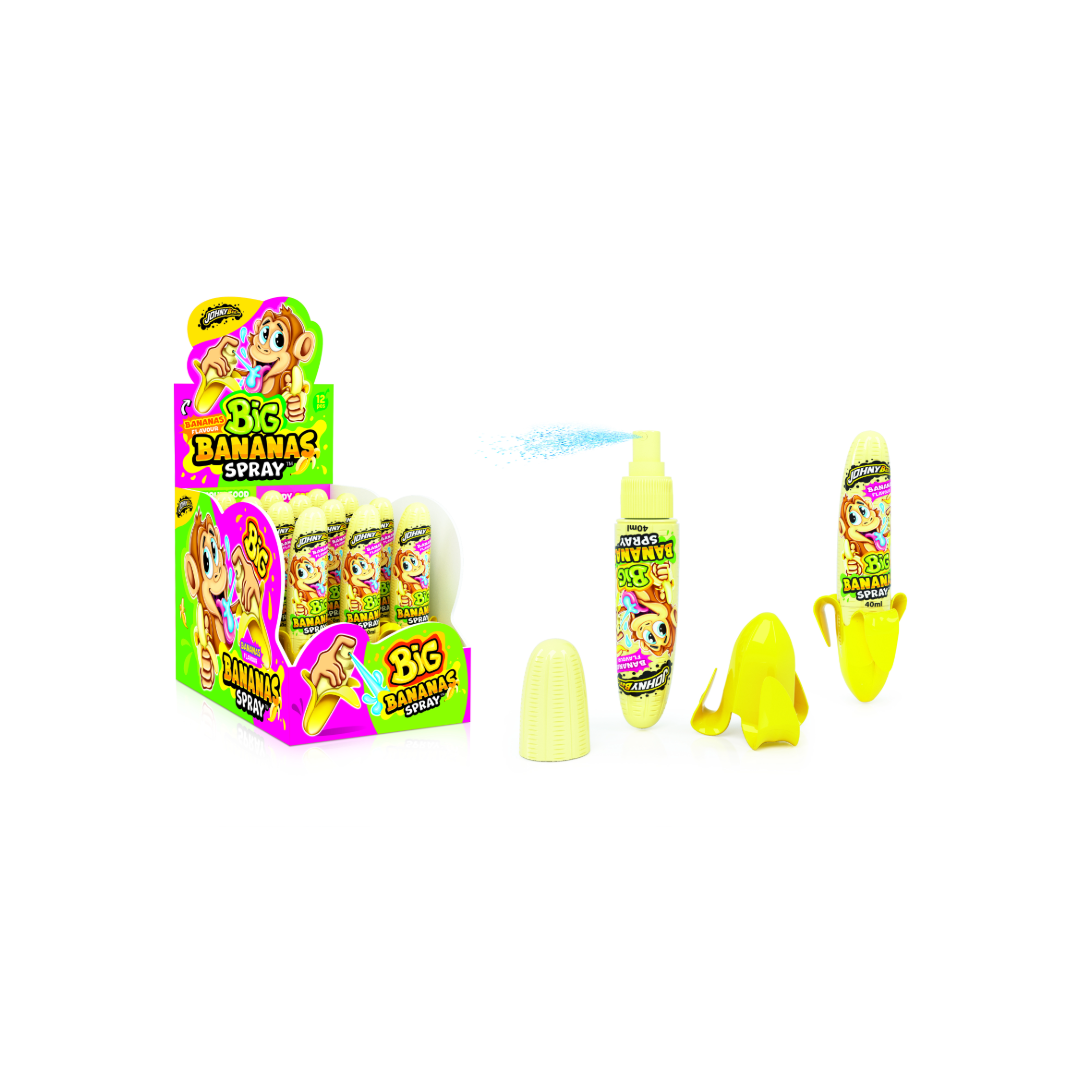 Johny Bee Big Bananas Spray 12pcs (1 Per Outer)
