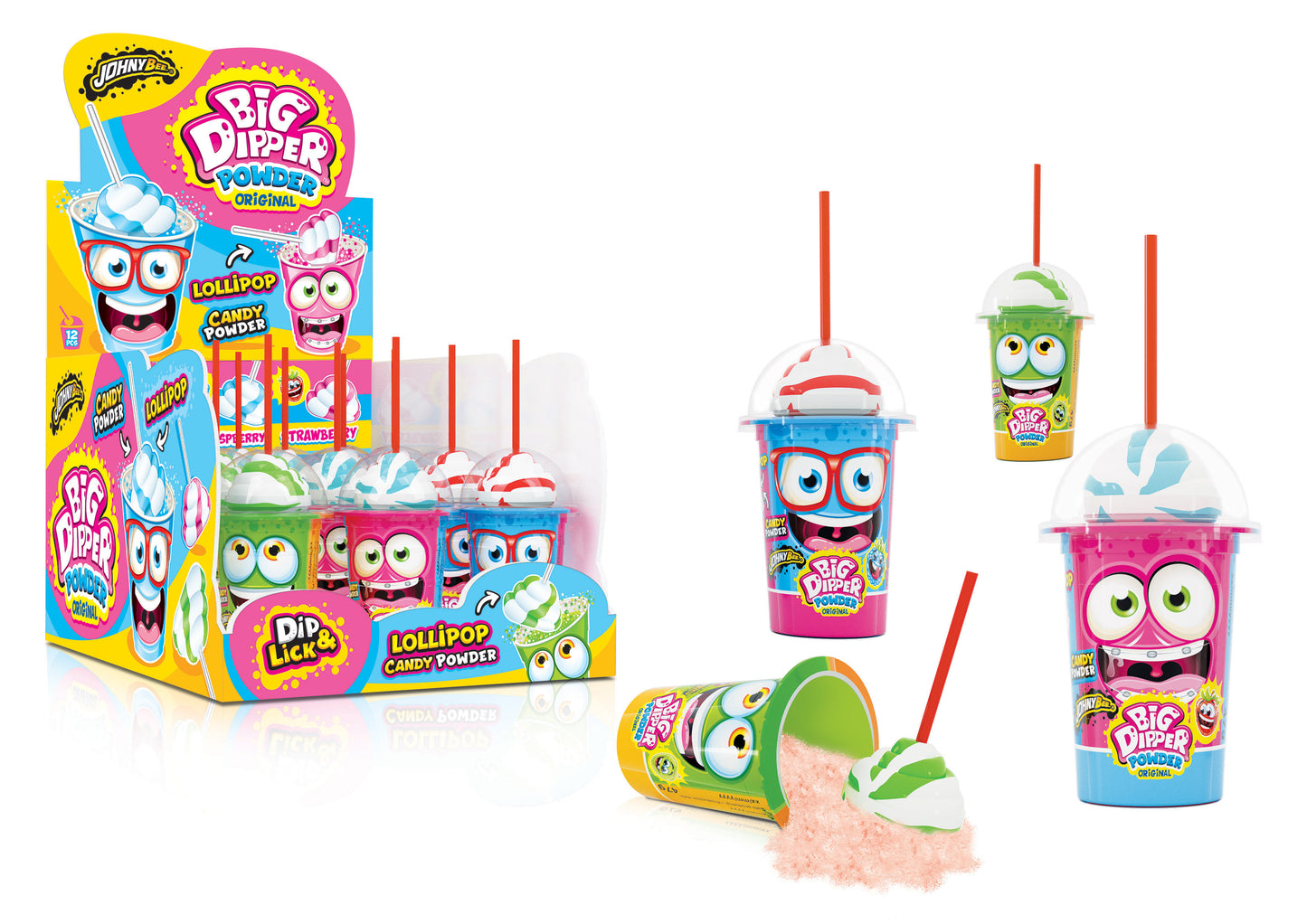 Johny Bee Big Dipper Powder 12pcs (1 Per Outer)