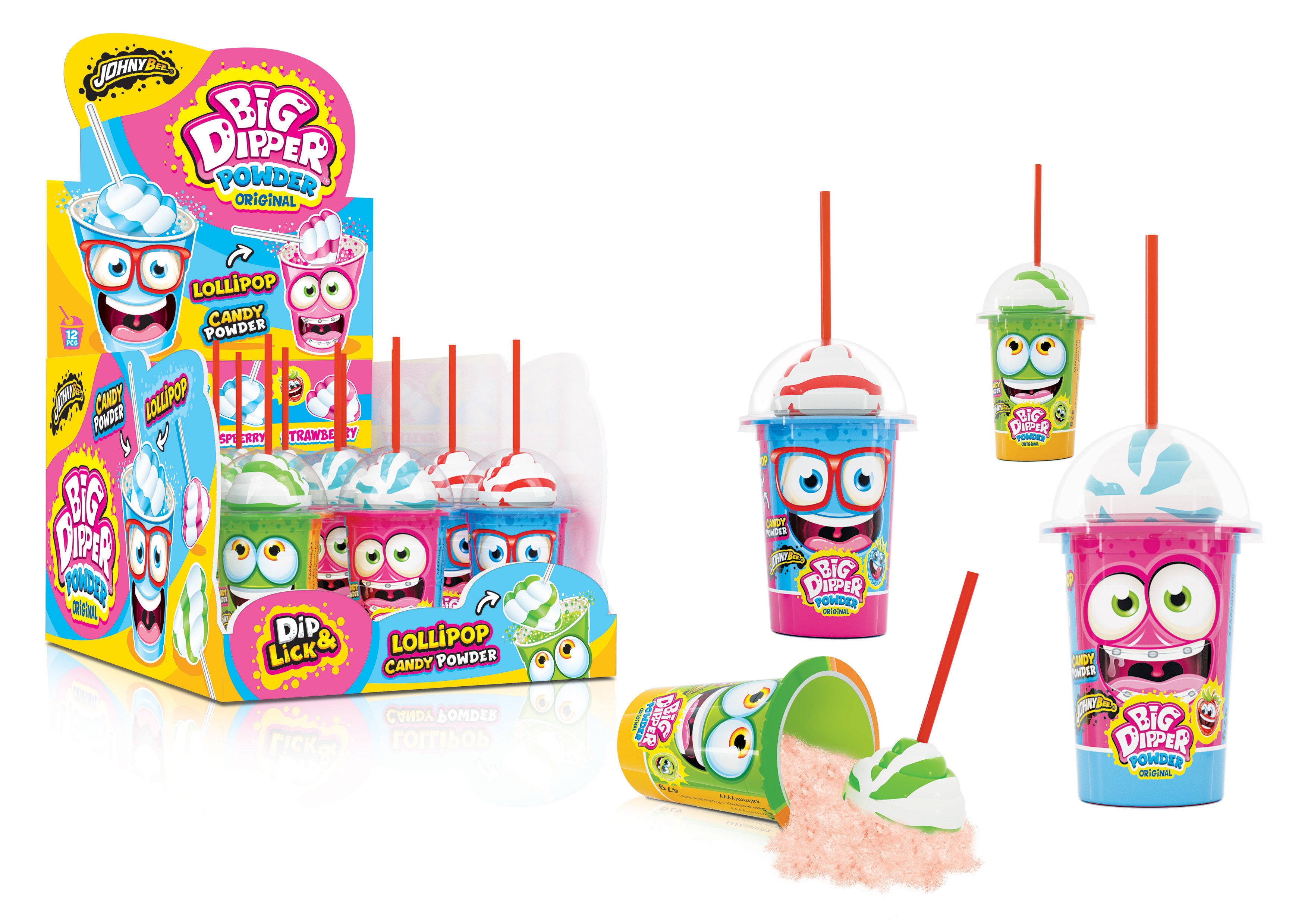 Johny Bee Big Dipper Powder 12pcs (1 Per Outer)
