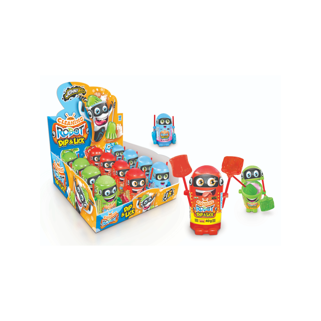 Johny Bee Cleaning Robot 12pcs (1 Per Outer)