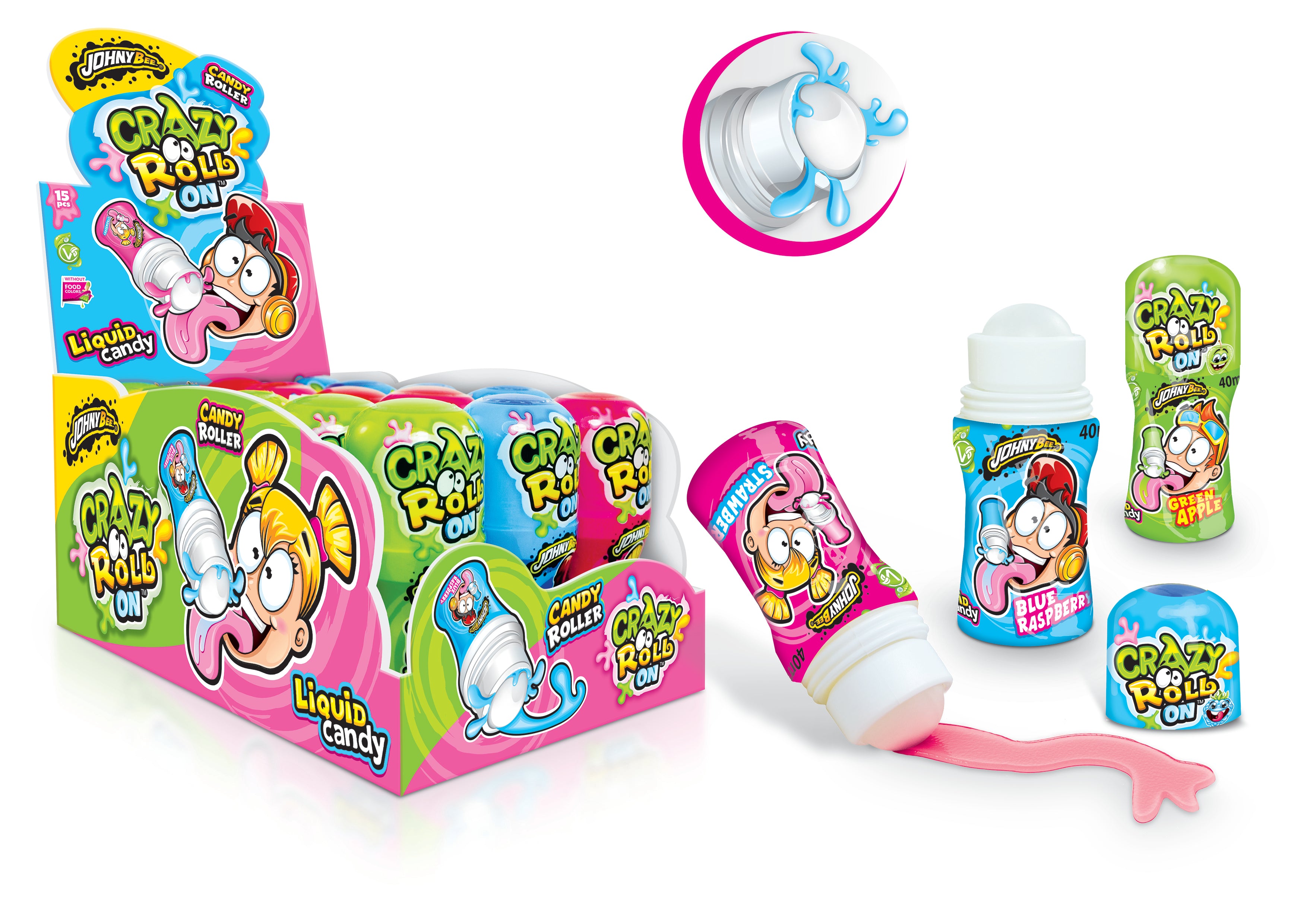 Johny Bee Crazy Roll on 15pcs (1 Per Outer)