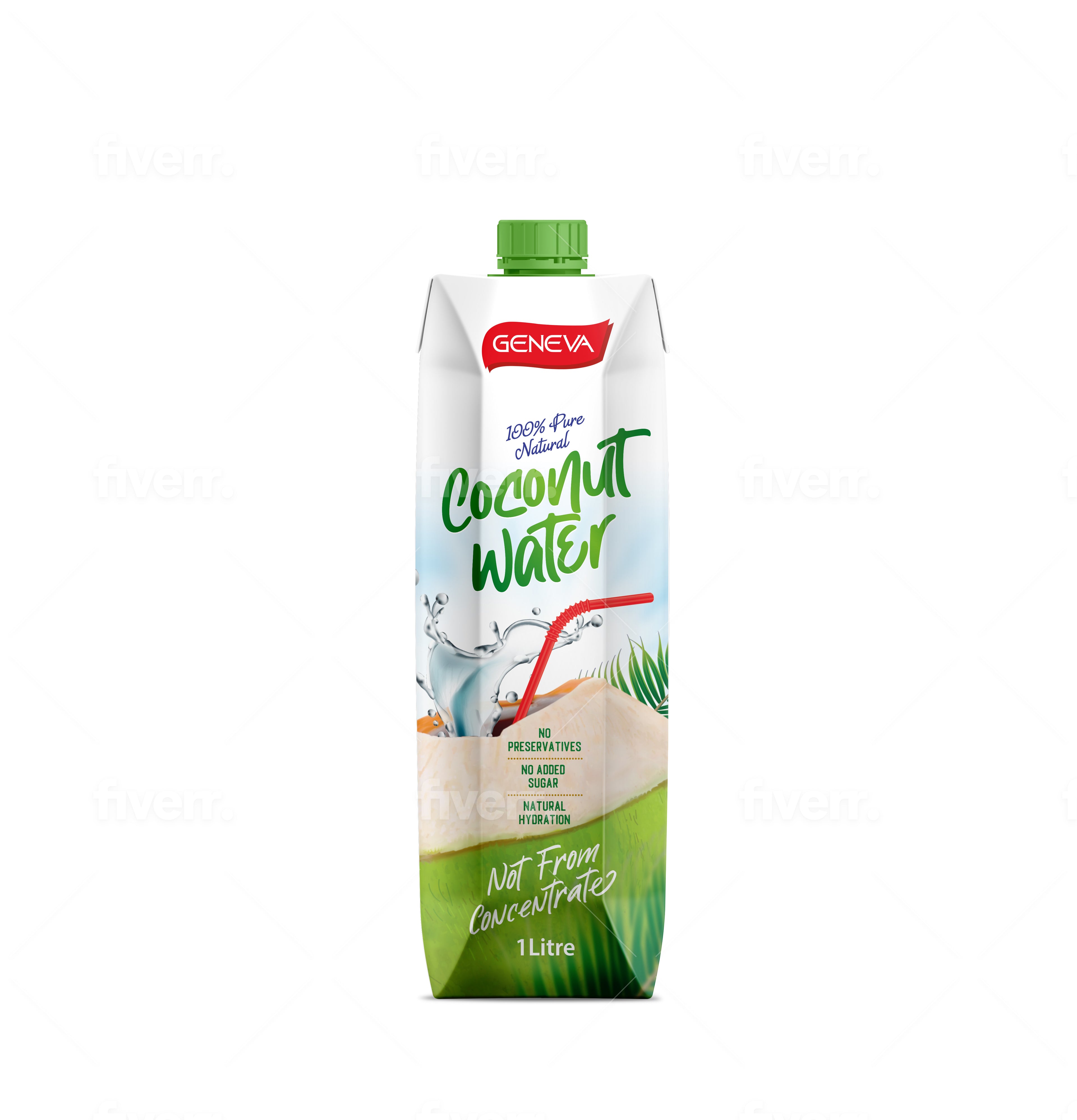 Geneva Natural Coconut Water 1L (12 Per Outer)