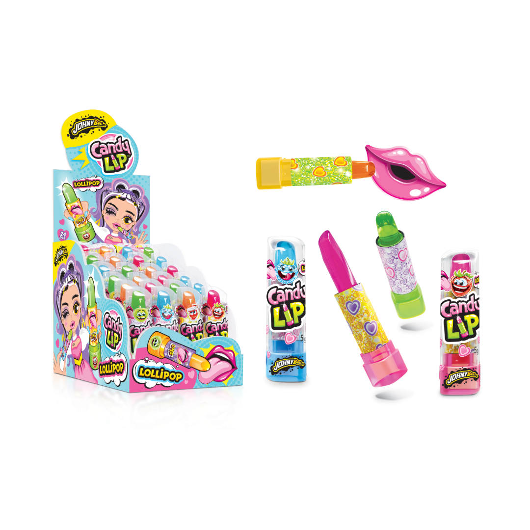 Johny Bee Candy Lip 12pcs (1 Per Outer)