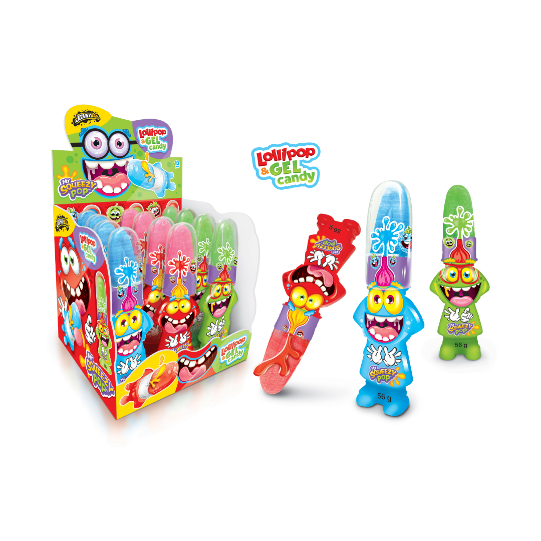 Johny Bee Mr Squeezy Pop 12pcs (1 Per Outer)
