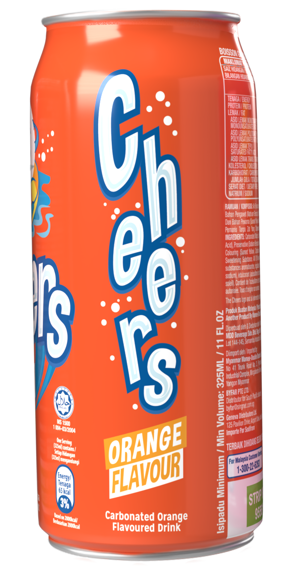 Cheers Orange Soda 325ml (24 Outer)