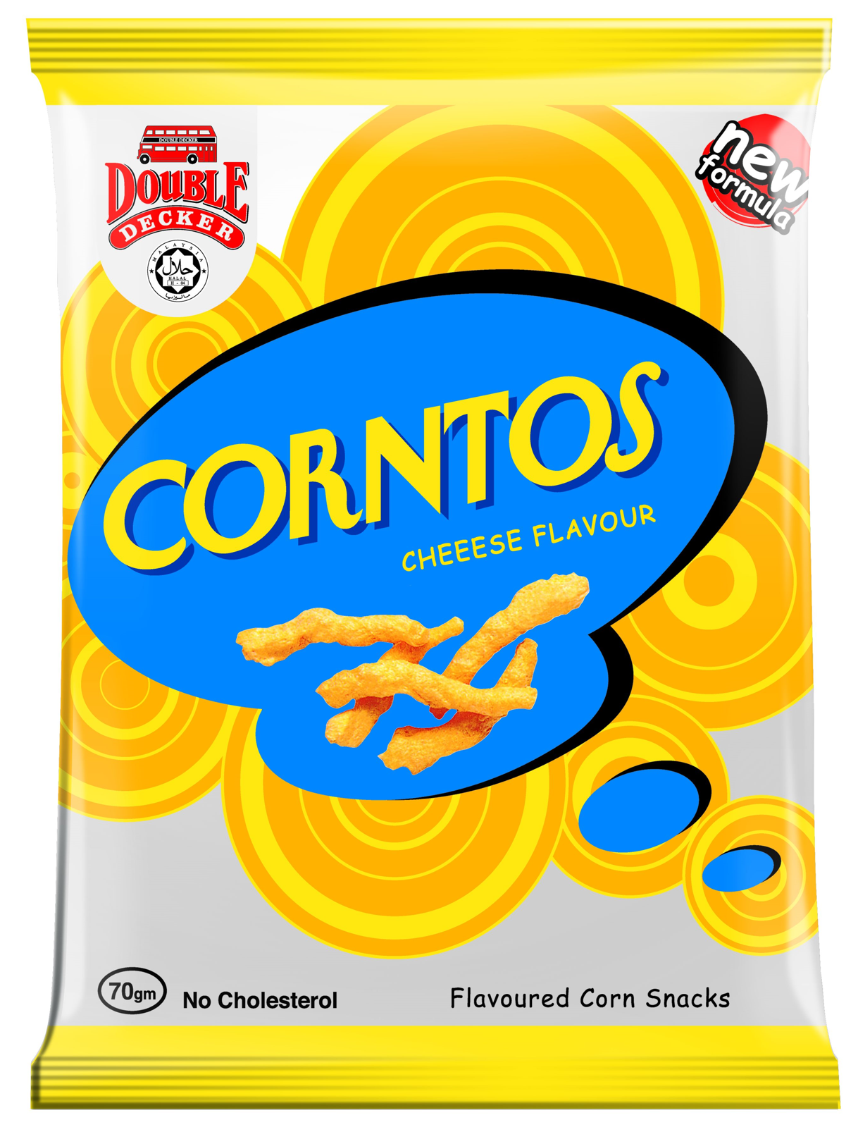 Double Decker Cheese Corntos 70g (60 Per Outer)