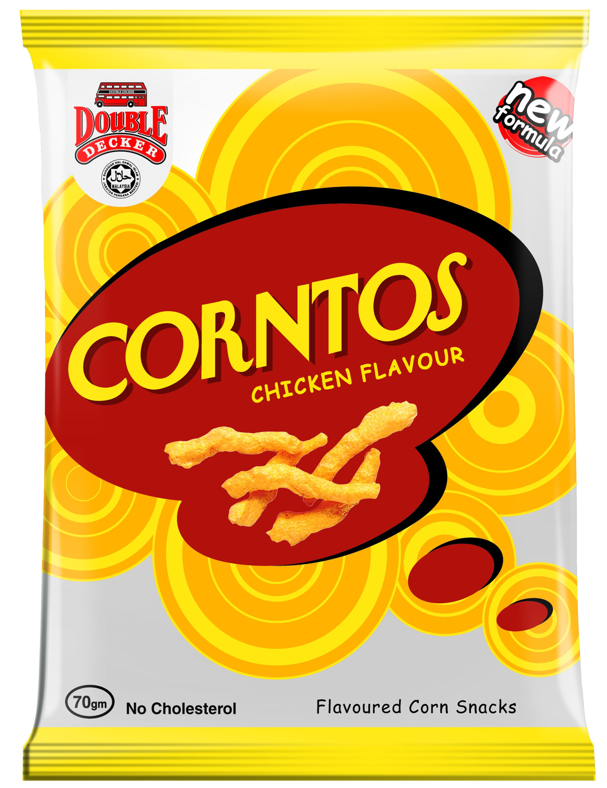 Double Decker Chicken Corntos 70g (60 Per Outer)