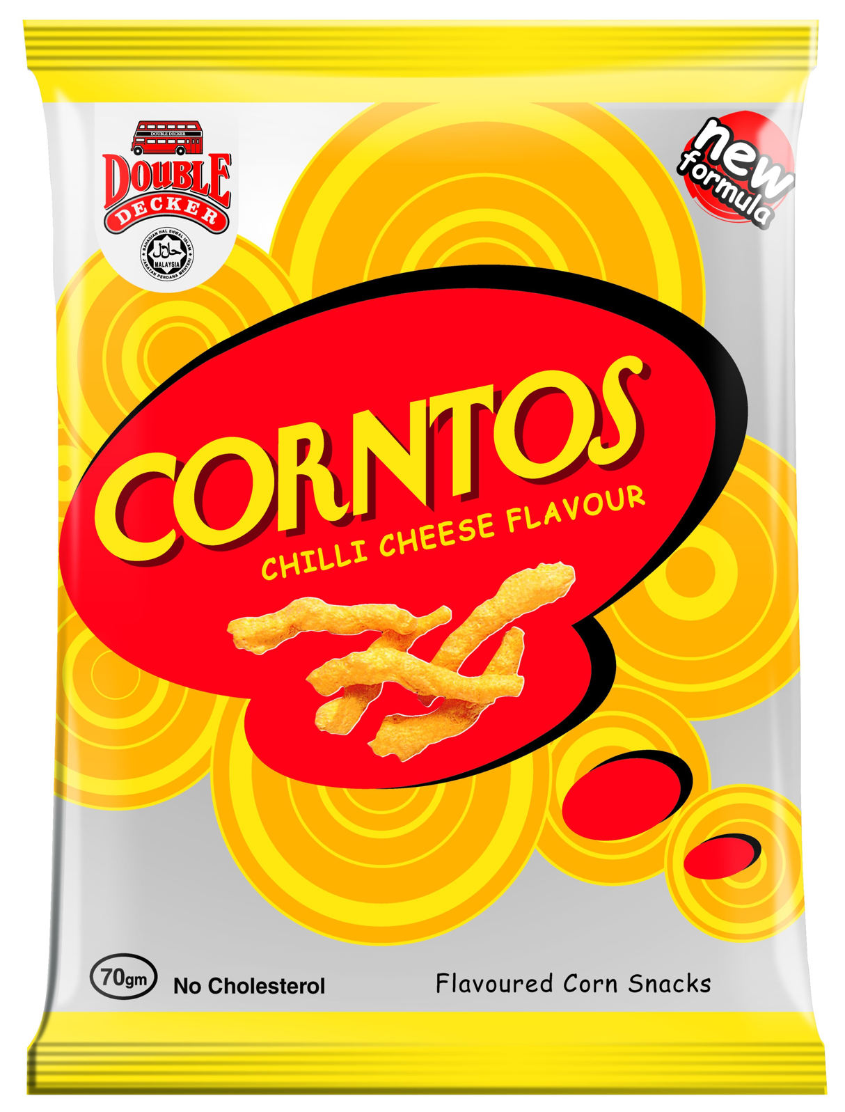 Double Decker Chilli Corntos 70g (60 Per Outer)